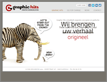 Tablet Screenshot of graphic-hits.com